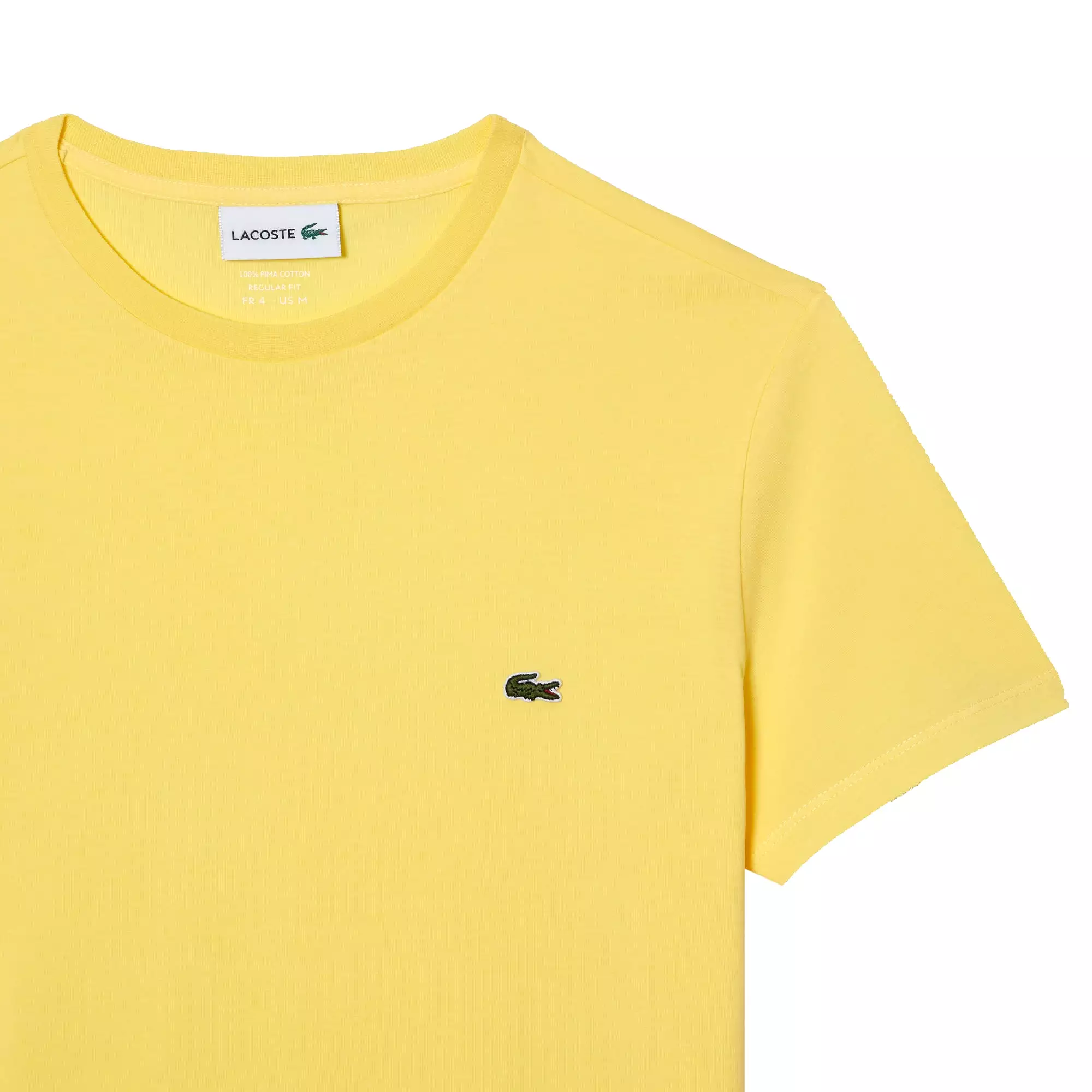 Lacoste Pima Cotton T-Shirt TH6709 - Yellow