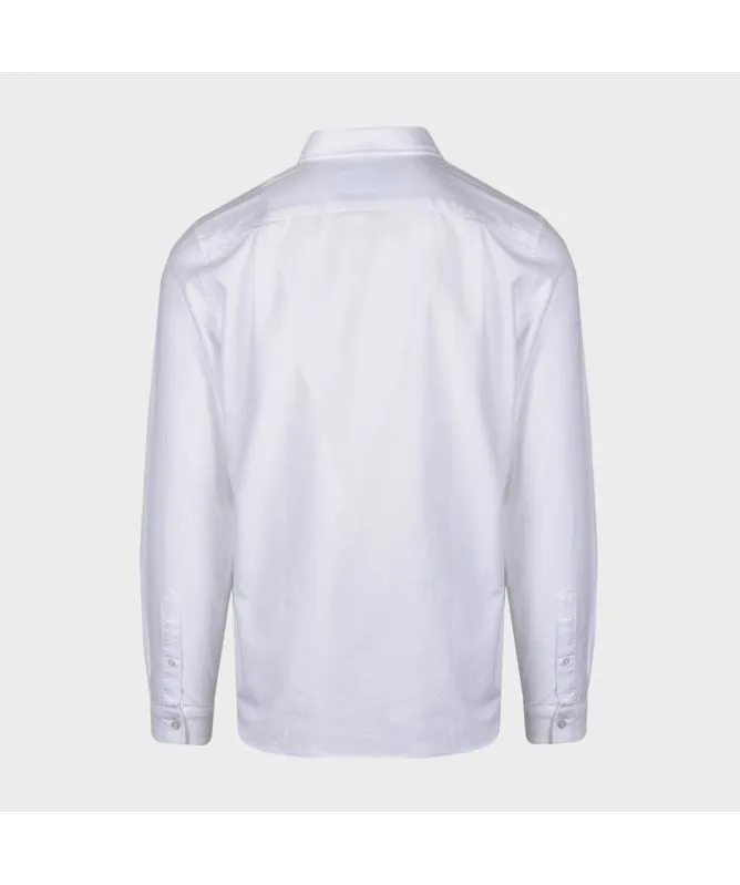 Lacoste Regular Fit Cotton Oxford Shirt | White-CH4976 00 001 at kular fashion