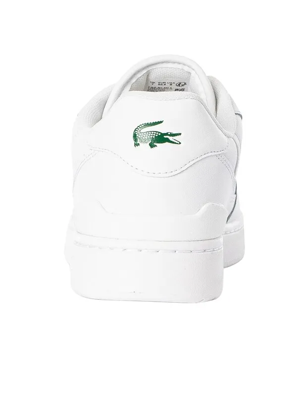 Lacoste T-Clip Set 224 2 SMA Leather Trainers - White/White