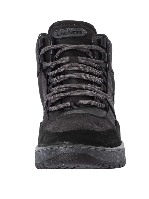 Lacoste T-Clip Winter Mid 222 2 SMA Trainers - Black/Dark Grey