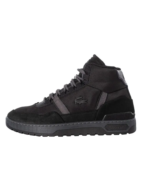 Lacoste T-Clip Winter Mid 222 2 SMA Trainers - Black/Dark Grey