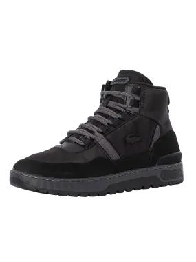 Lacoste T-Clip Winter Mid 222 2 SMA Trainers - Black/Dark Grey