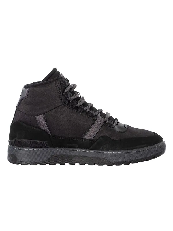 Lacoste T-Clip Winter Mid 222 2 SMA Trainers - Black/Dark Grey