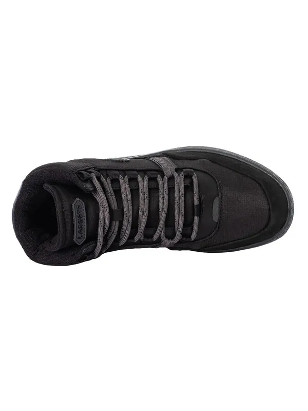 Lacoste T-Clip Winter Mid 222 2 SMA Trainers - Black/Dark Grey