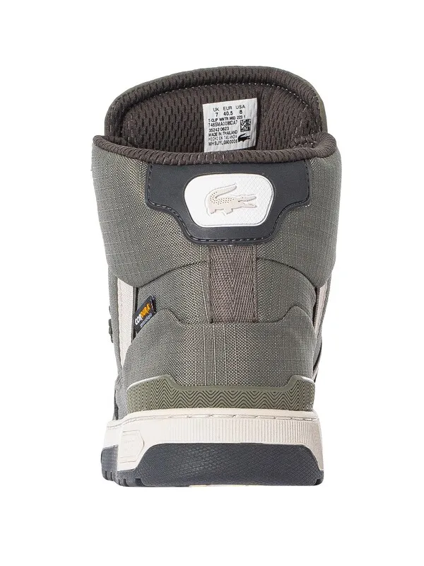 Lacoste T-Clip Winter Mid 223 1 SMA Trainers - Khaki/Dark Grey