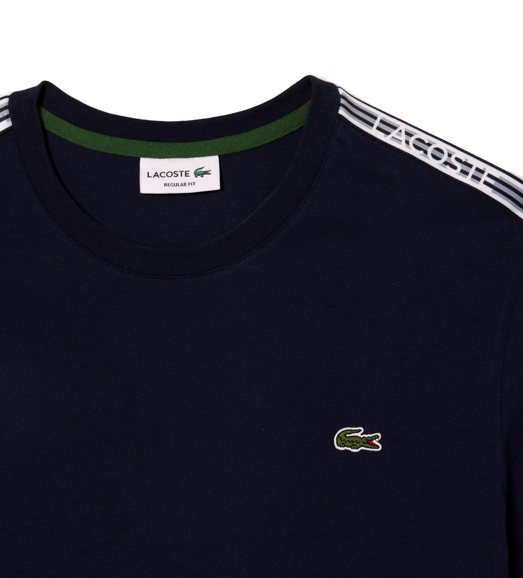 Lacoste TH5071 Logo Stripe T-Shirt