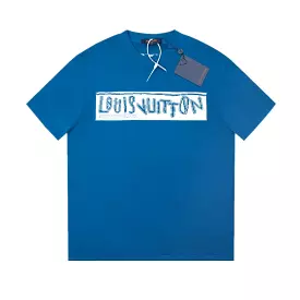 Louis Vuitton 24SS catwalk art design logo short-sleeved T-shirt 1.16