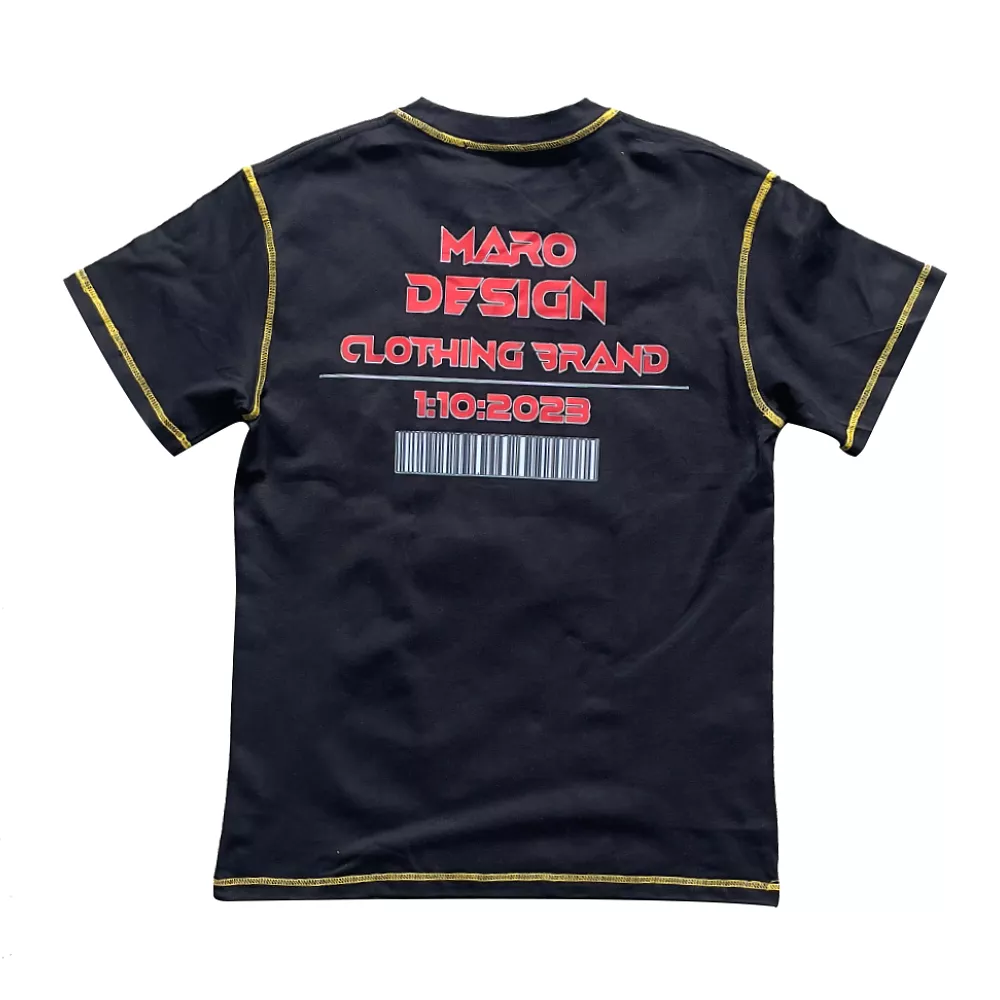 Maro Design Clothing Black T-shirt