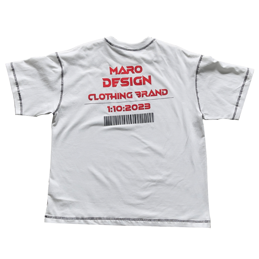 Maro Design Clothing White T-shirt