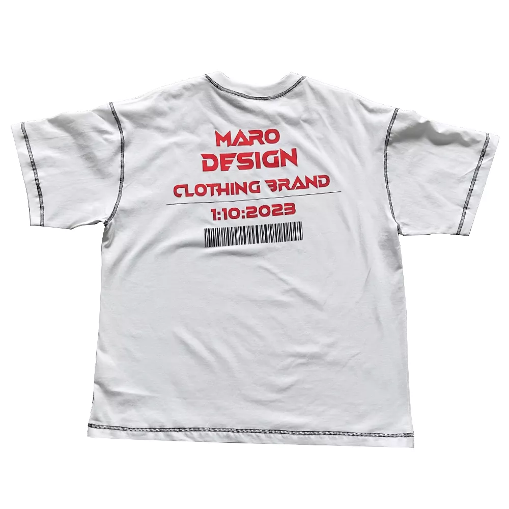 Maro Design Clothing White T-shirt