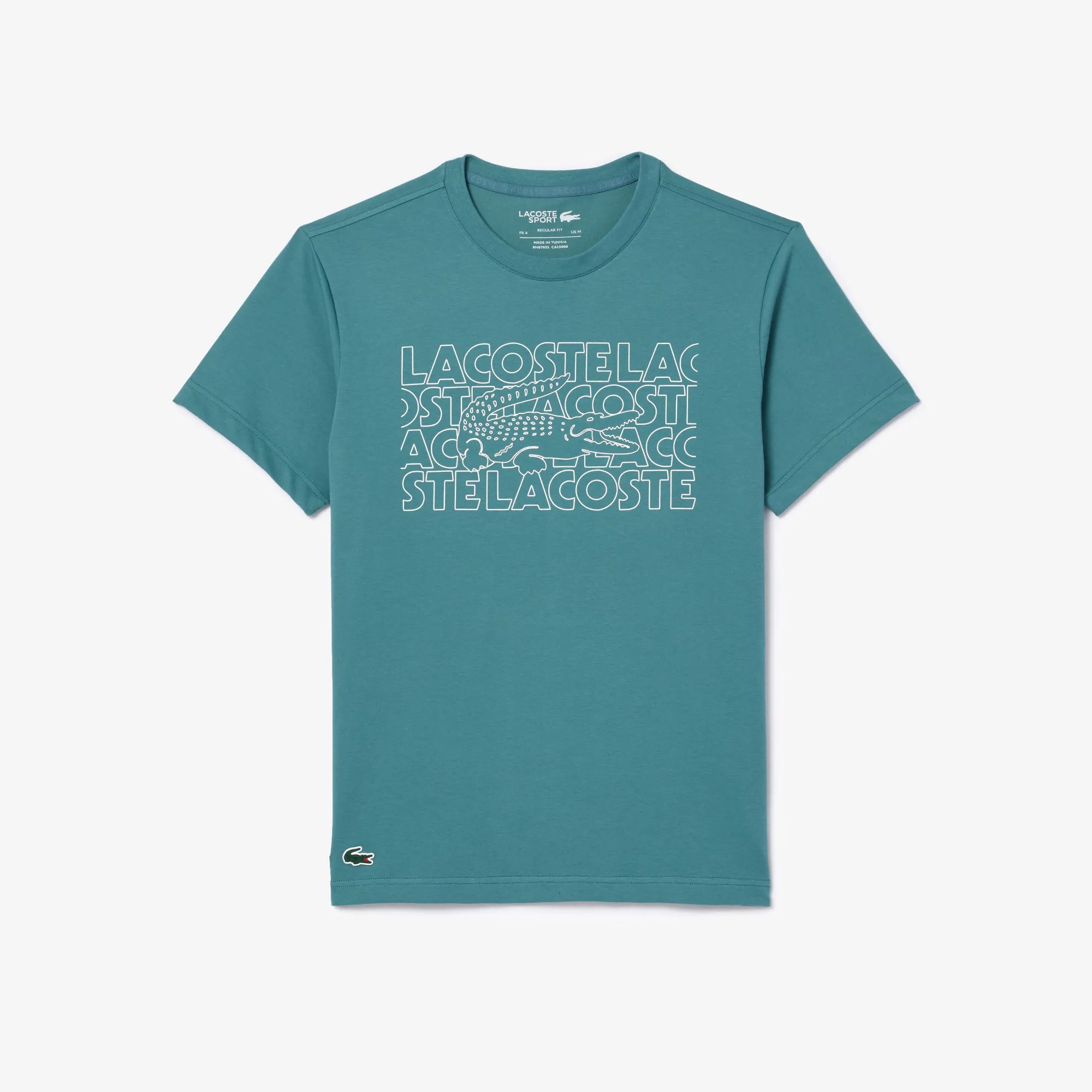 Men LACOSTE Ultra-Dry Printed Sport T-Shirt