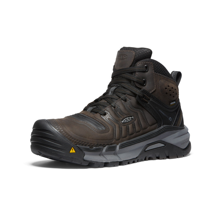 Men's Kansas City+ KBF Waterproof Mid (Soft Toe)  |  Coffee Bean/Black