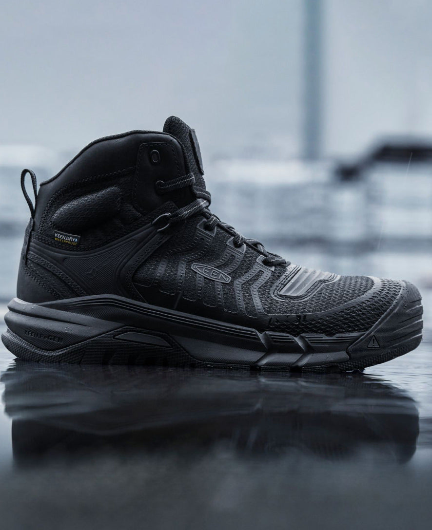 Men's Kansas City Waterproof Mid (Carbon-Fiber Toe)  |  Black/Gun Metal