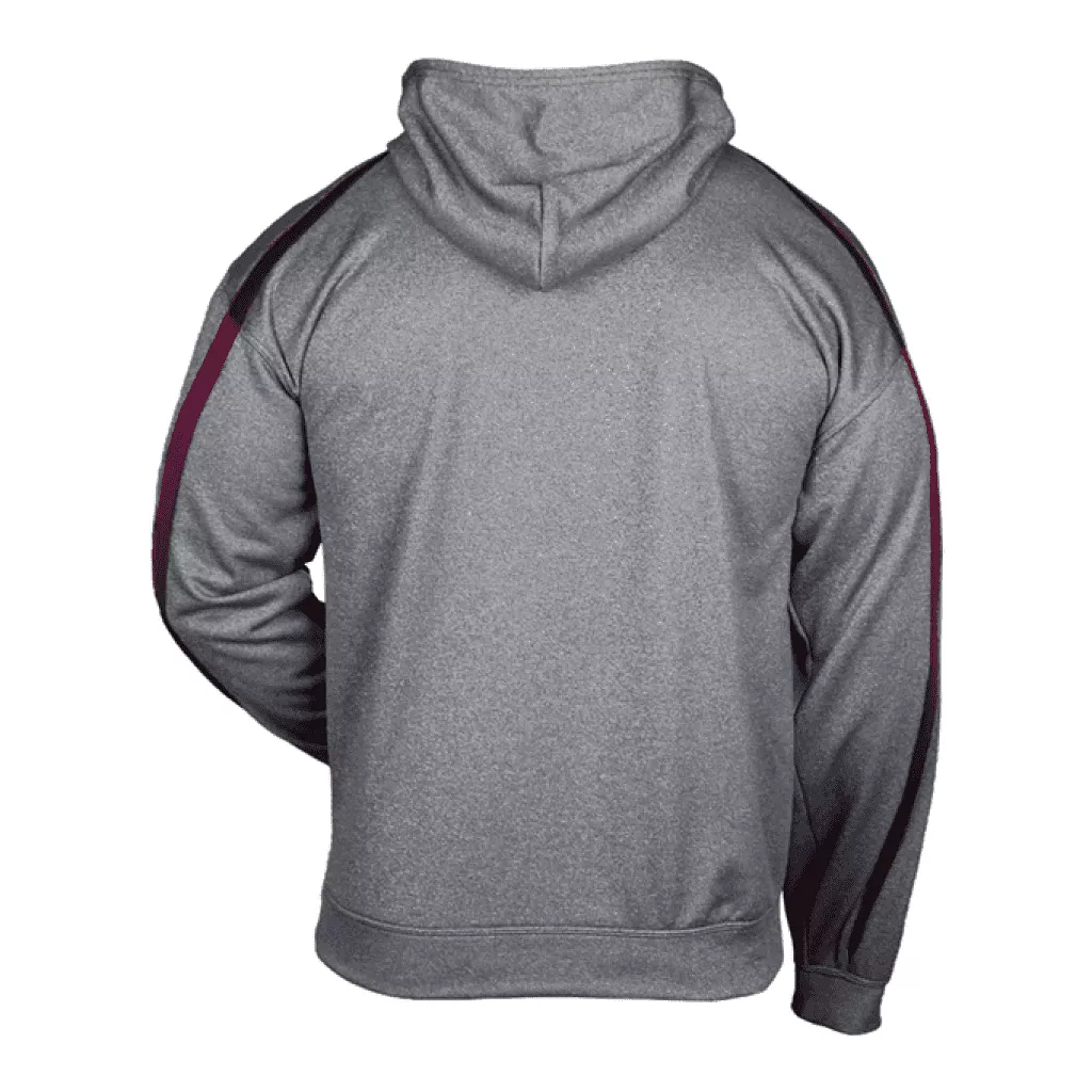 Men's  •Badger Sport •  Fushion Hoodie Gray Large