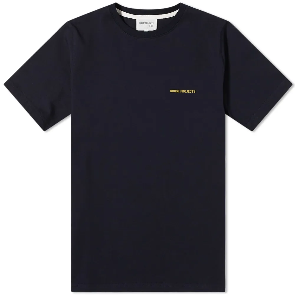 Norse Projects Niels Standard NP Logo T-Shirt - END. ExclusiveDark Navy