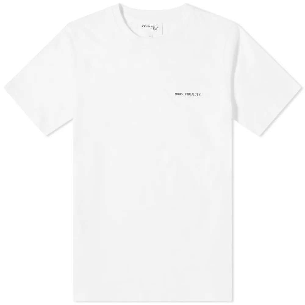 Norse Projects Niels Standard NP Logo T-Shirt - END. ExclusiveWhite