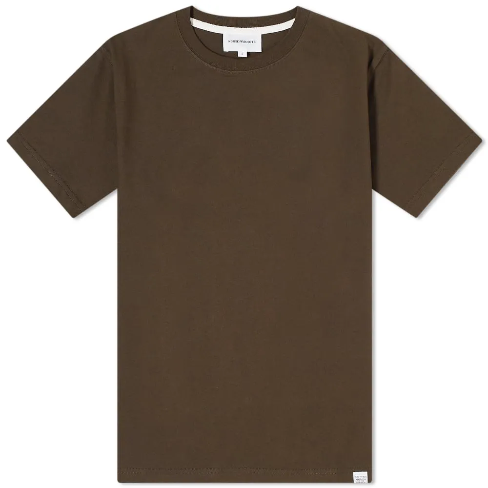 Norse Projects Niels Standard T-ShirtBeech Green