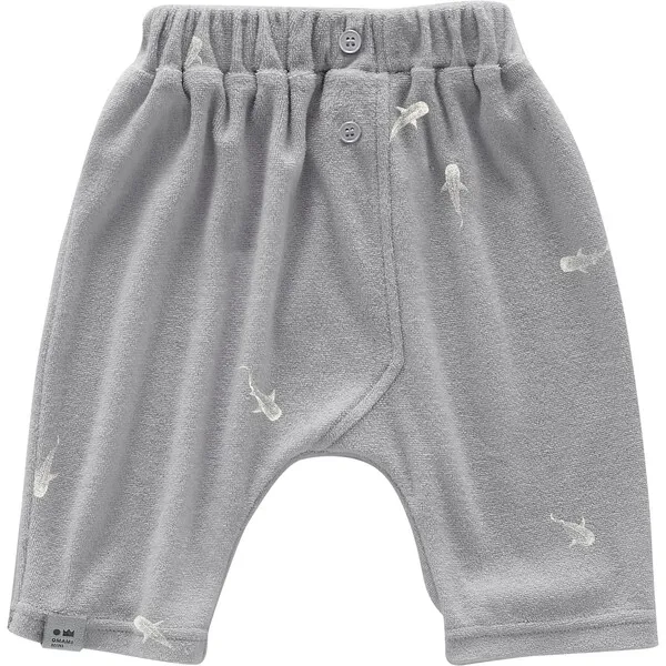 OMAMImini Terry Harem Pants, Grey