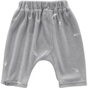 OMAMImini Terry Harem Pants, Grey