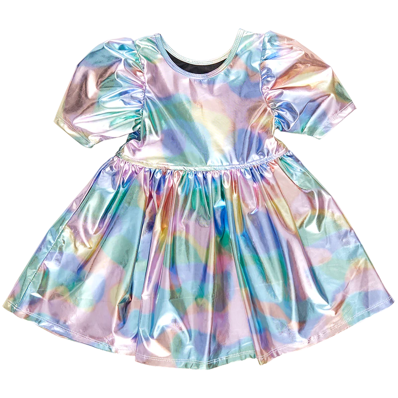 Pink Chicken - Laurie Dress - Cotton Candy Lame