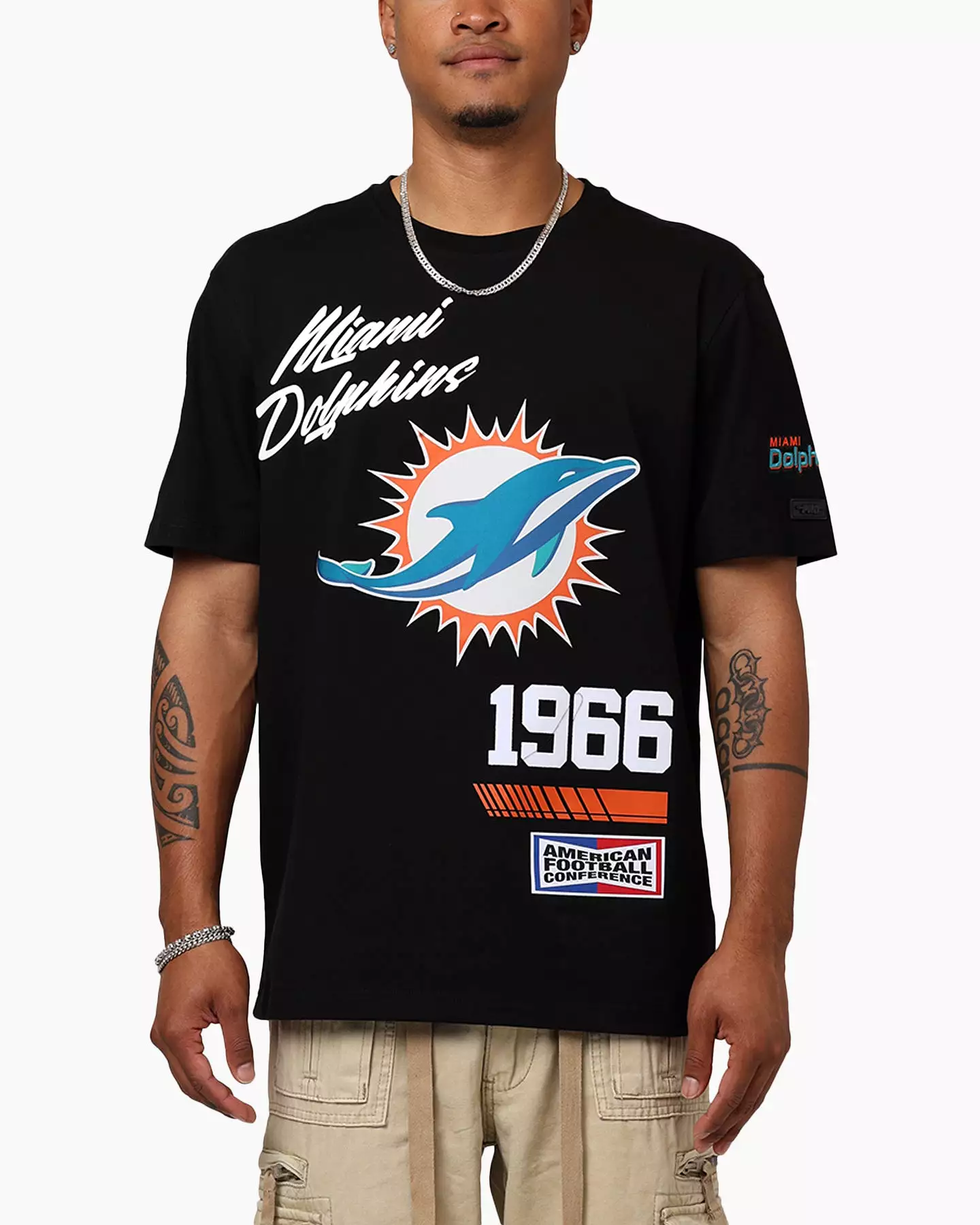 Pro Standard Miami Dolphins Fast Lane T-Shirt Black