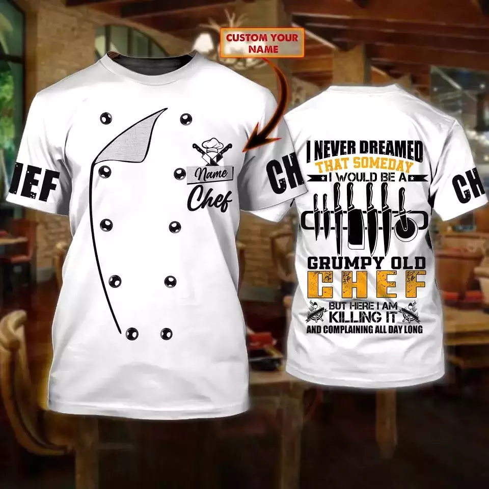 PROUD CHEFS T-SHIRT DESIGN - 3D