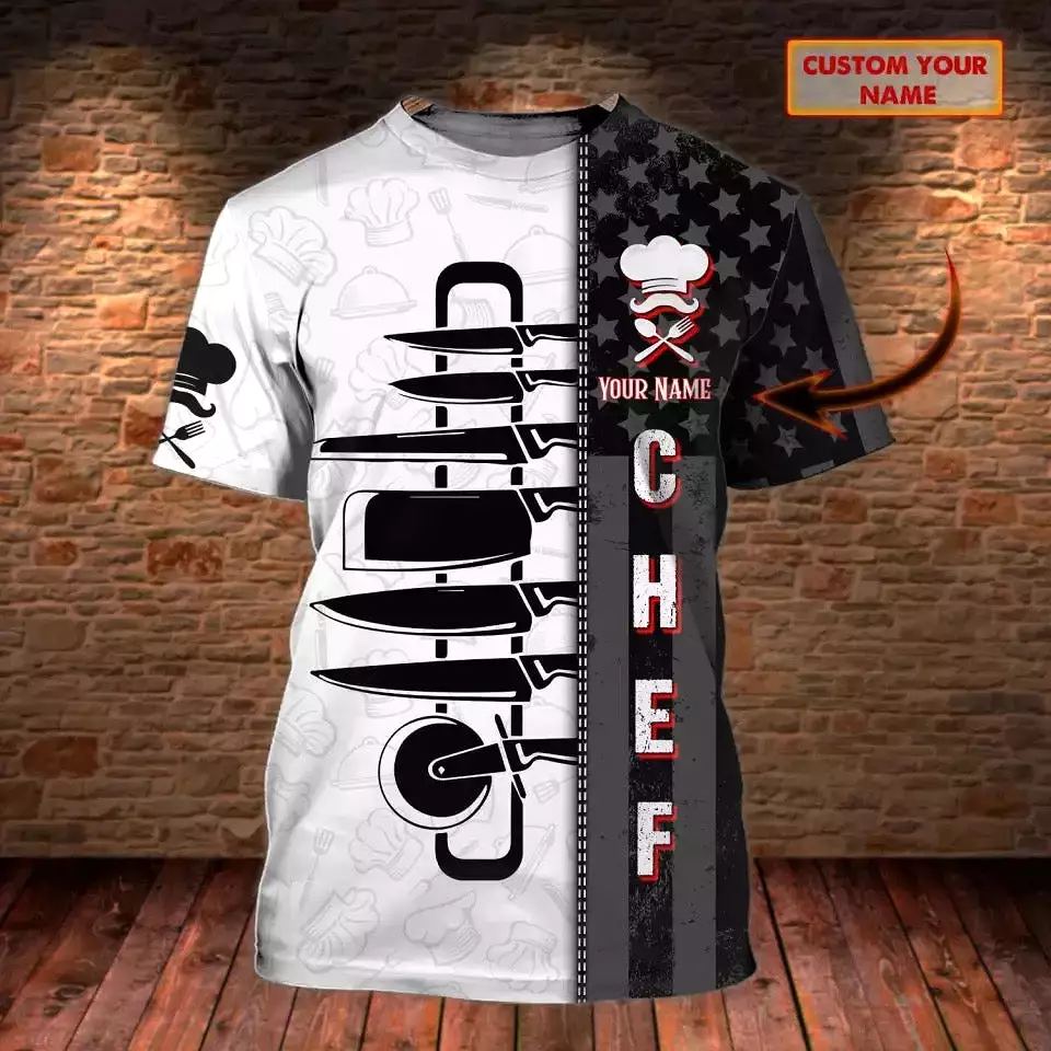 PROUD CHEFS T-SHIRT DESIGN - 3D