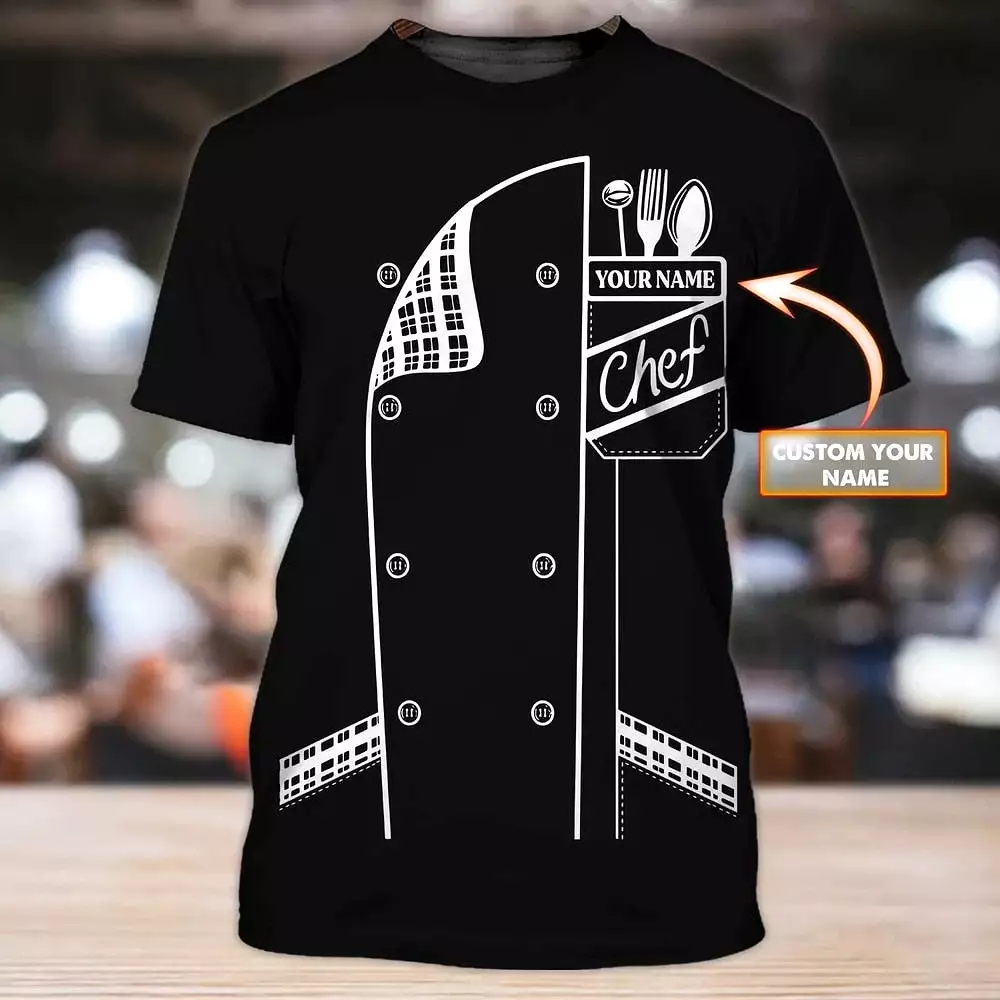 PROUD CHEFS T-SHIRT DESIGN - 3D