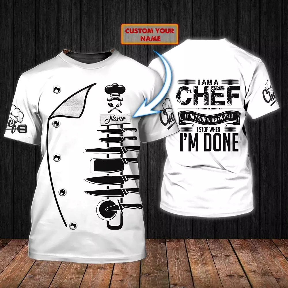 PROUD CHEFS T-SHIRT DESIGN - 3D