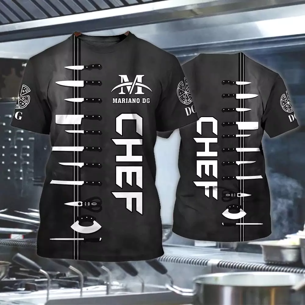 PROUD CHEFS T-SHIRT DESIGN - 3D