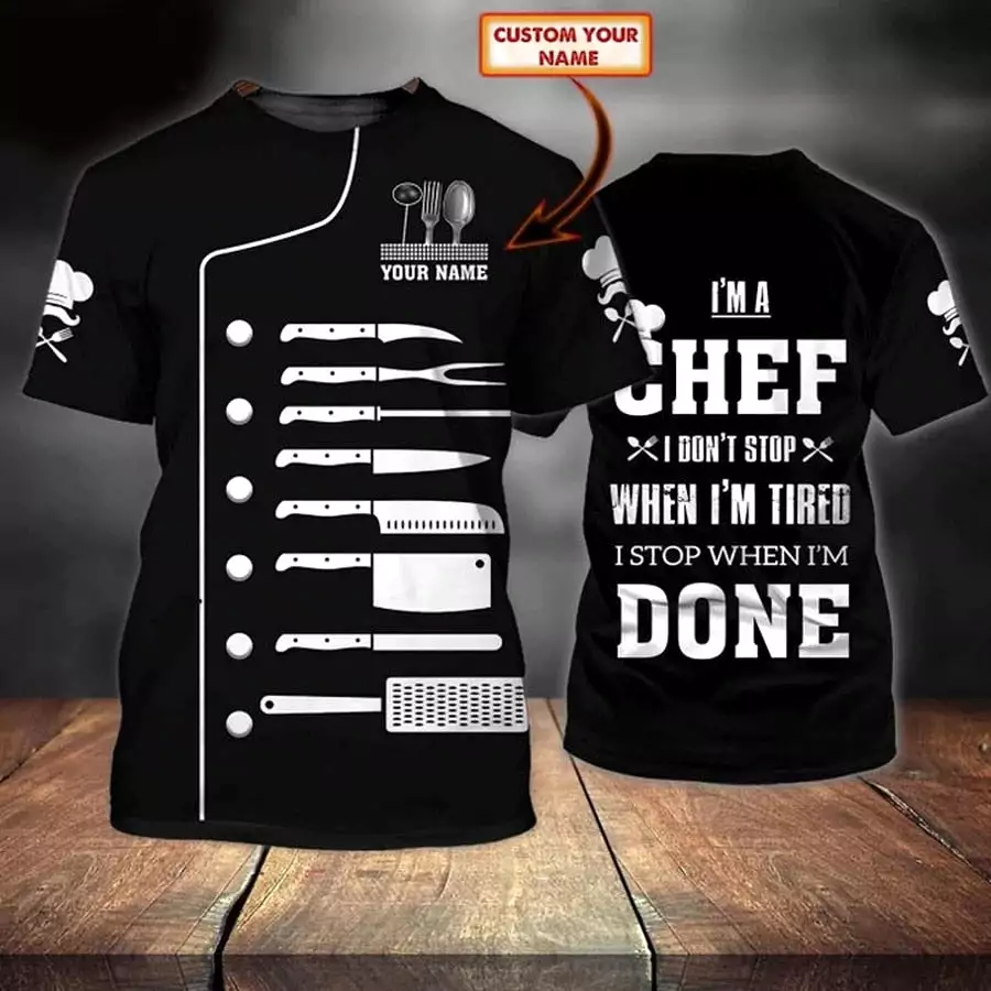 PROUD CHEFS T-SHIRT DESIGN - 3D