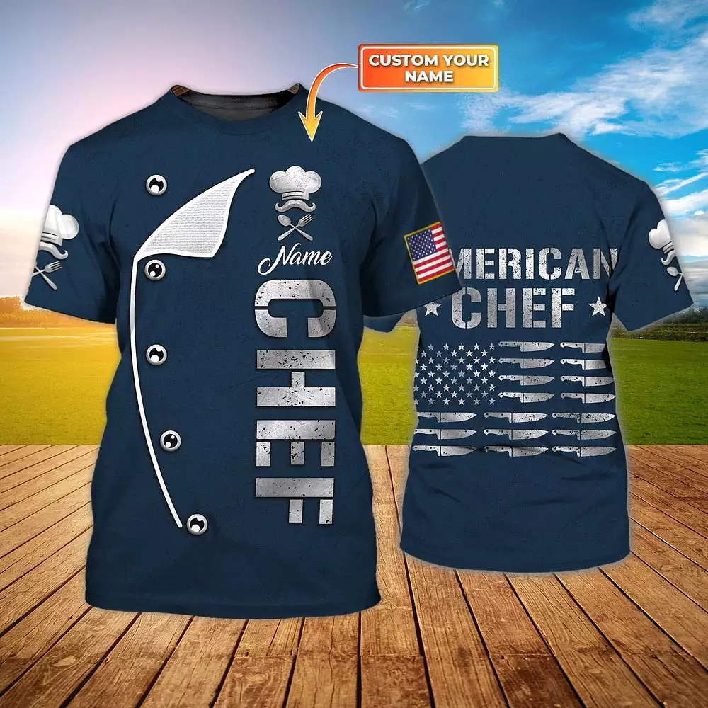 PROUD CHEFS T-SHIRT DESIGN - 3D