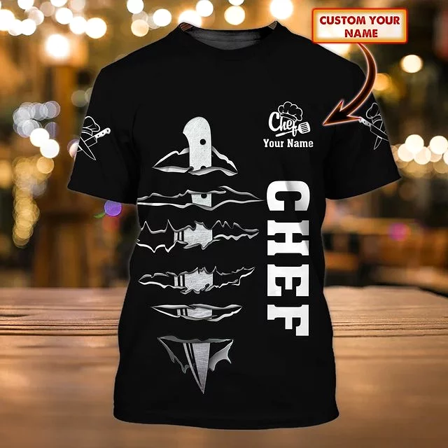 PROUD CHEFS T-SHIRT DESIGN - 3D