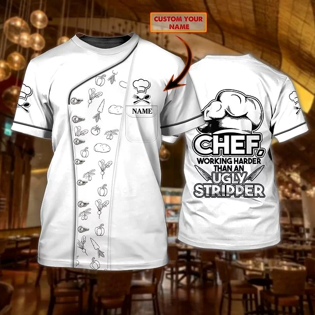 PROUD CHEFS T-SHIRT DESIGN - 3D