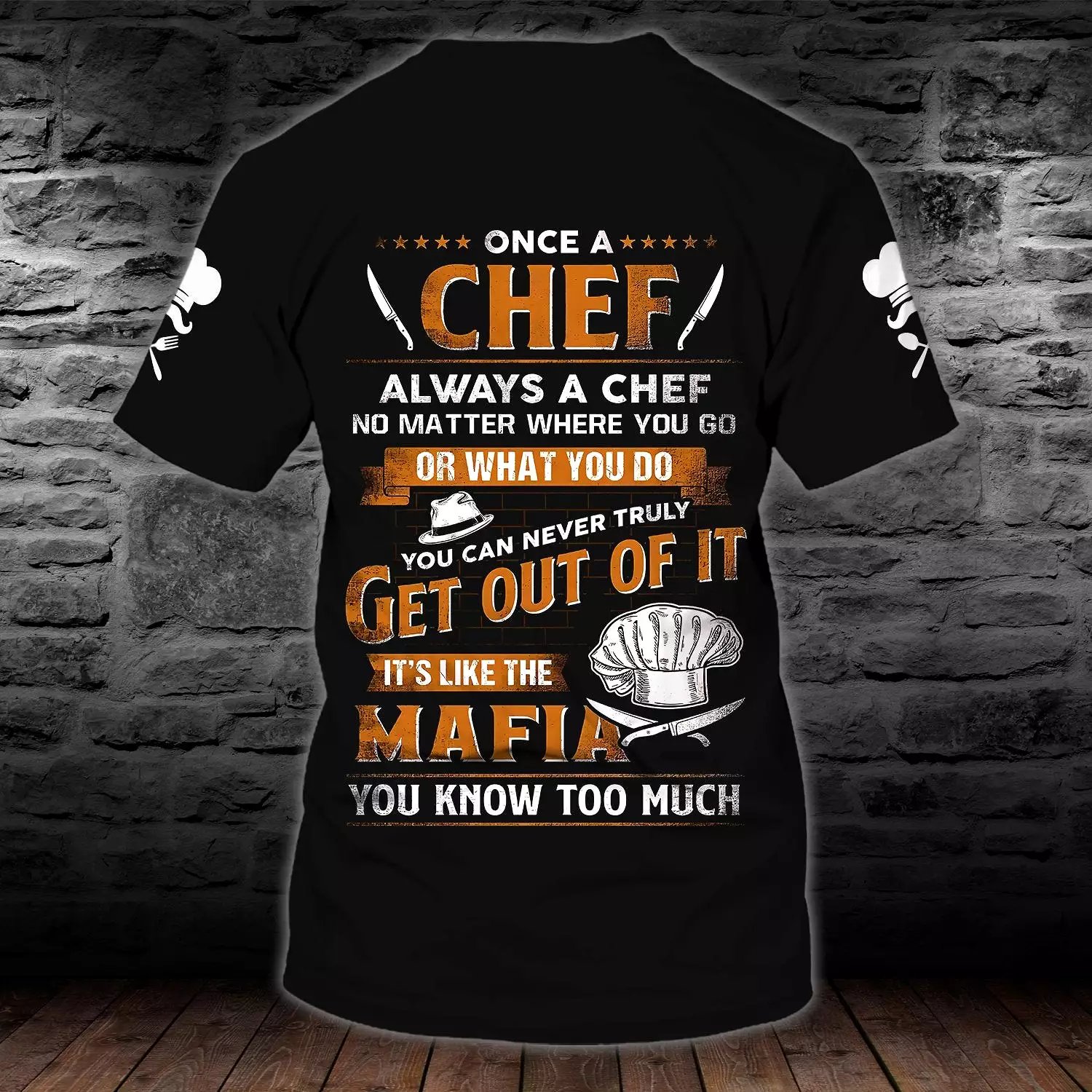 PROUD CHEFS T-SHIRT DESIGN - 3D