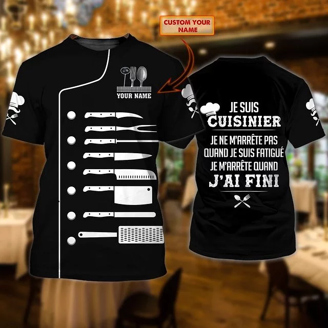 PROUD CHEFS T-SHIRT DESIGN - 3D