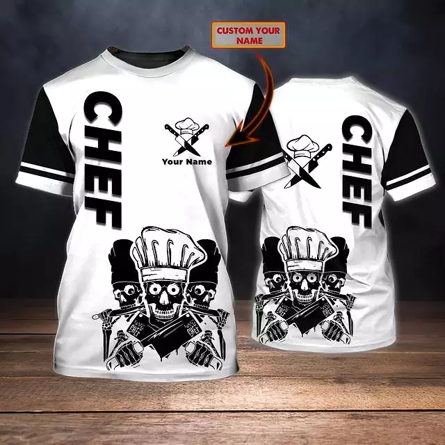 PROUD CHEFS T-SHIRT DESIGN - 3D