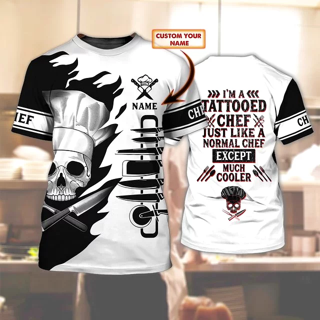 PROUD CHEFS T-SHIRT DESIGN - 3D