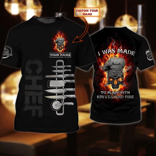 PROUD CHEFS T-SHIRT DESIGN - 3D