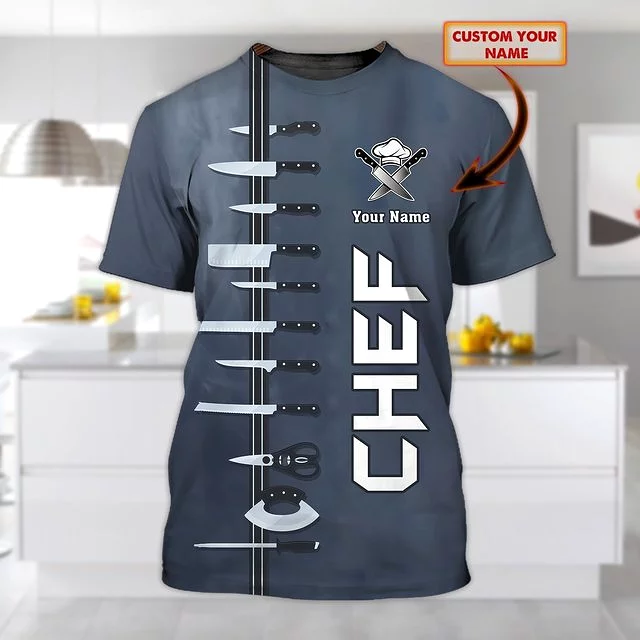 PROUD CHEFS T-SHIRT DESIGN - 3D