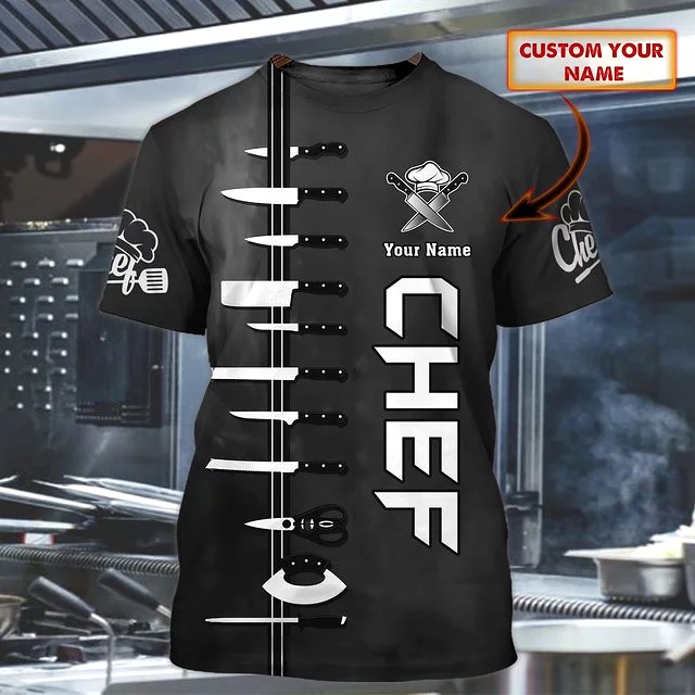 PROUD CHEFS T-SHIRT DESIGN - 3D