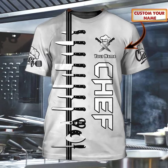 PROUD CHEFS T-SHIRT DESIGN - 3D