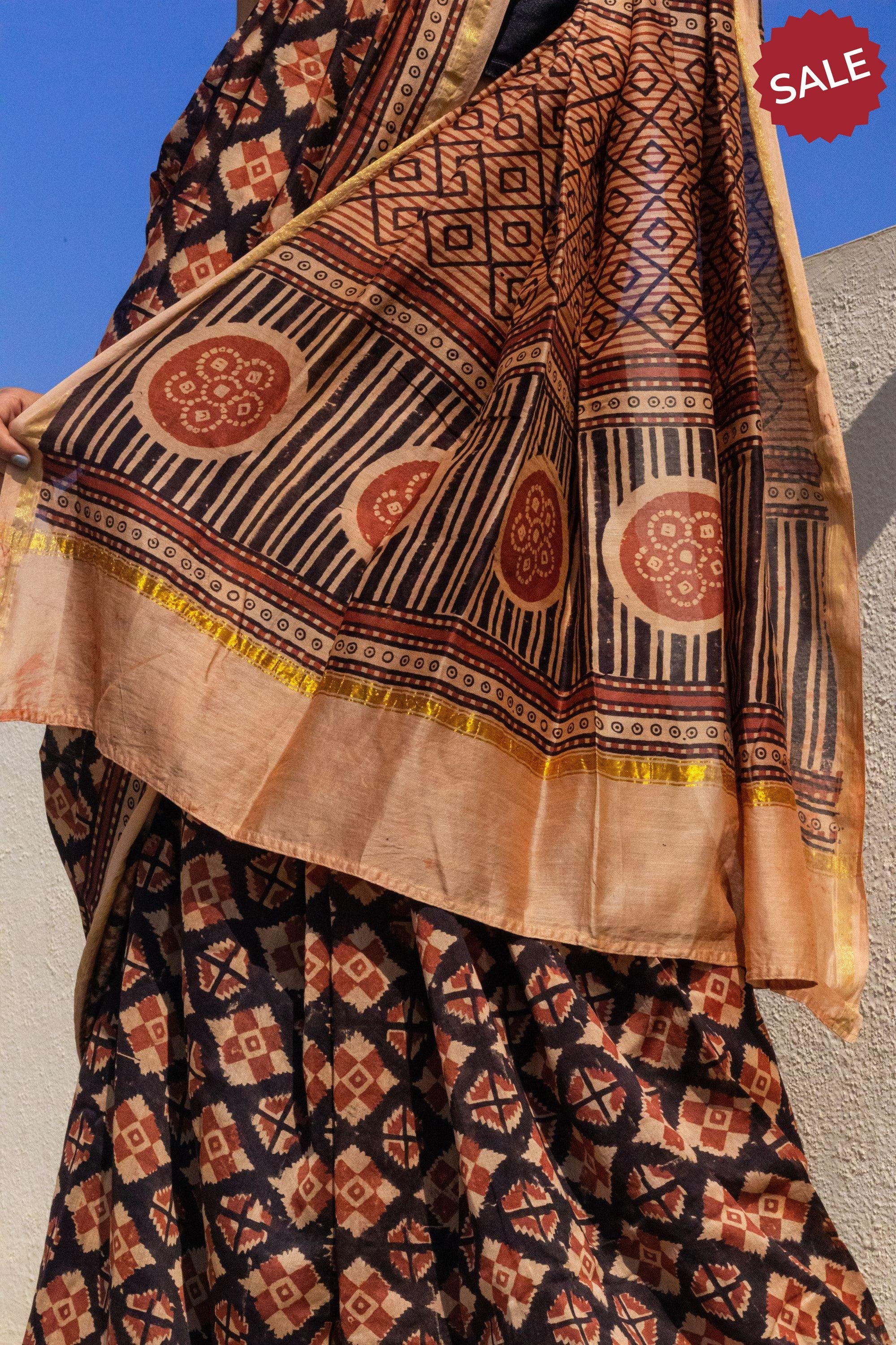 Roheda Prism Balotra Sindh  Chanderi Saree