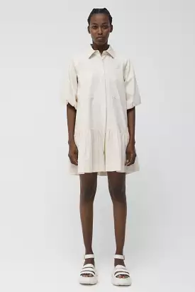 Simkhai Crissy Cotton Poplin Dress in Sand