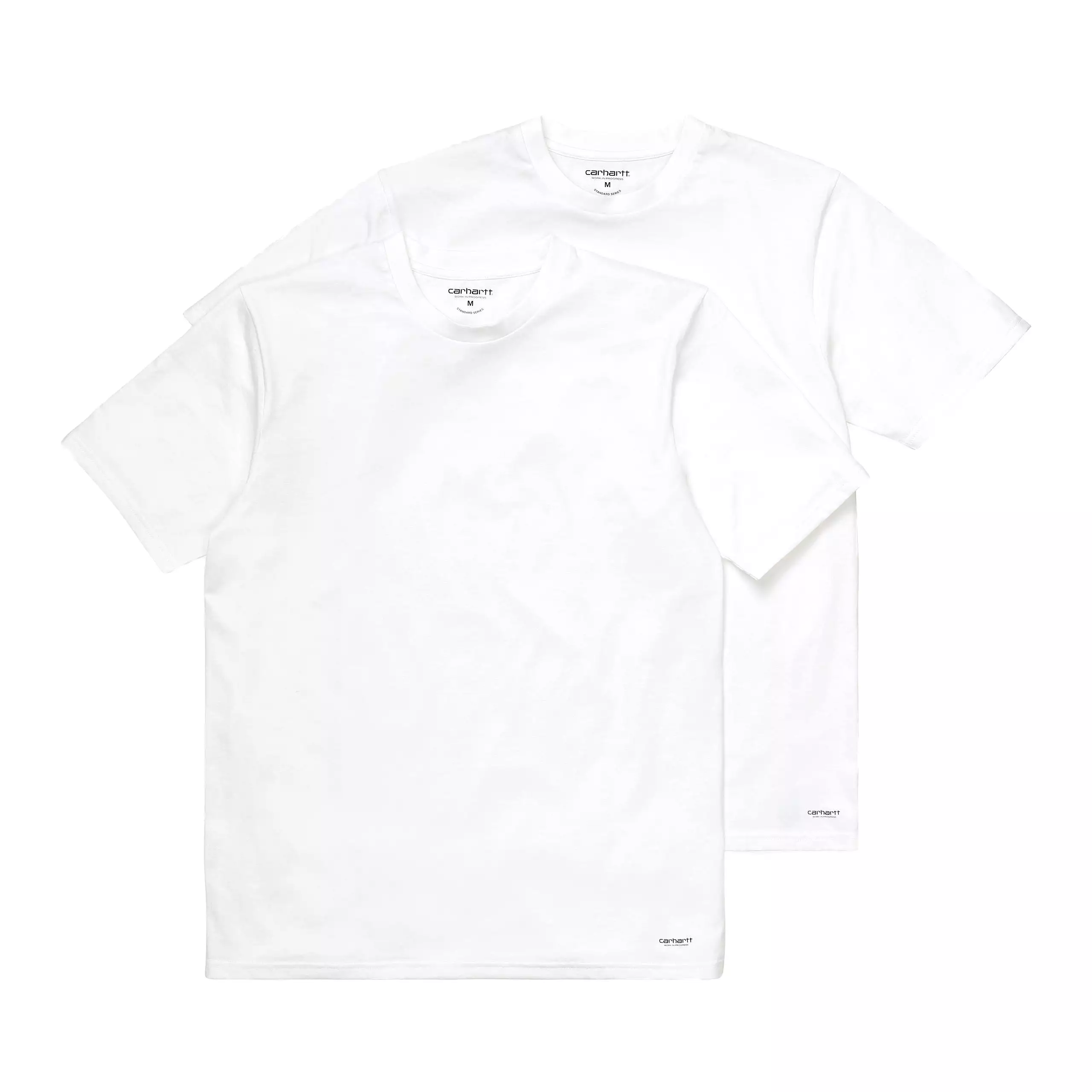 STANDARD CREW NECK T-SHIRT WHITE + WHITE