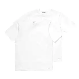 STANDARD CREW NECK T-SHIRT WHITE + WHITE