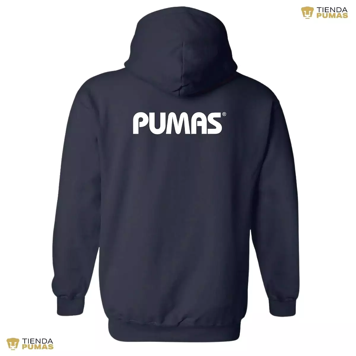 Sudadera Hombre Hoodie Pumas UNAM Logo Monocromatico Vinil