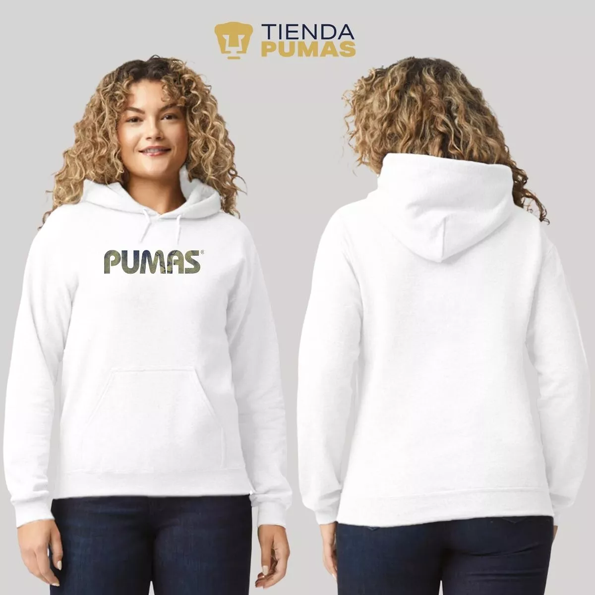 Sudadera Mujer Hoodie Pumas UNAM Fusión