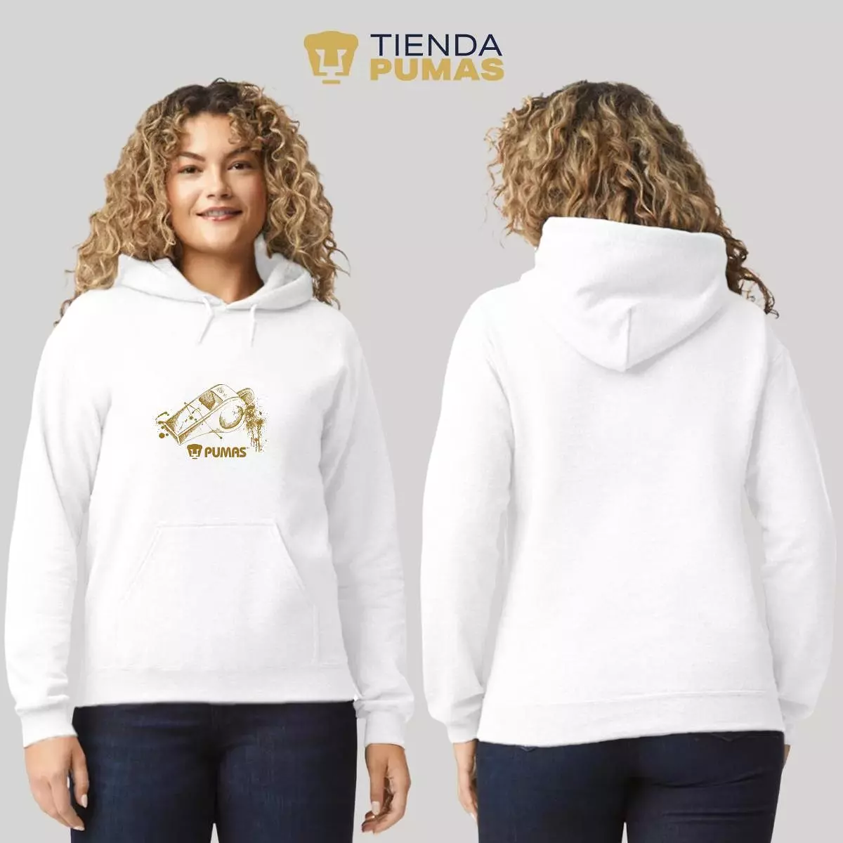 Sudadera Mujer Hoodie  Pumas UNAM árbitro