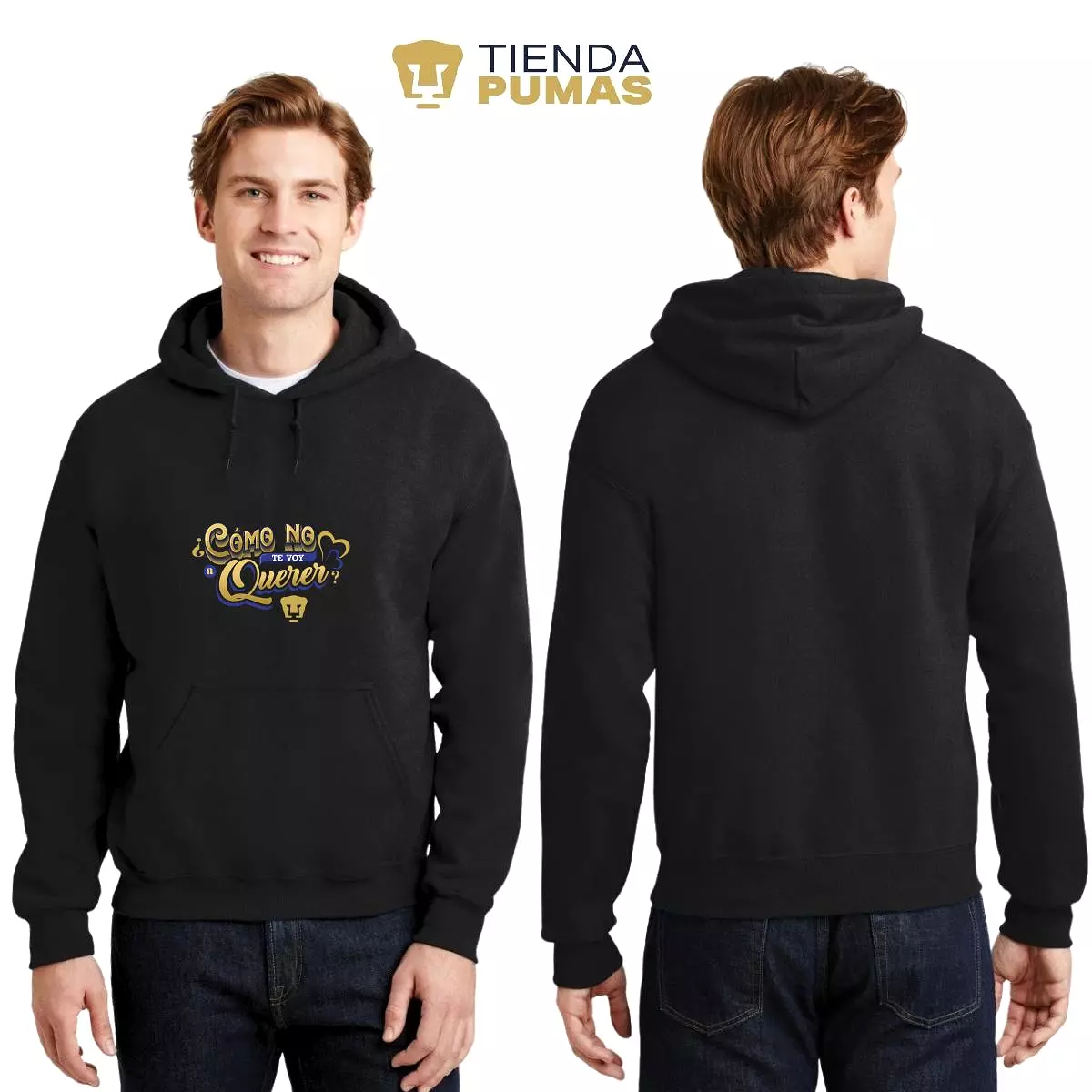 Sudadera para Hombre Hoodie Pumas UNAM Cómo te voy a querer